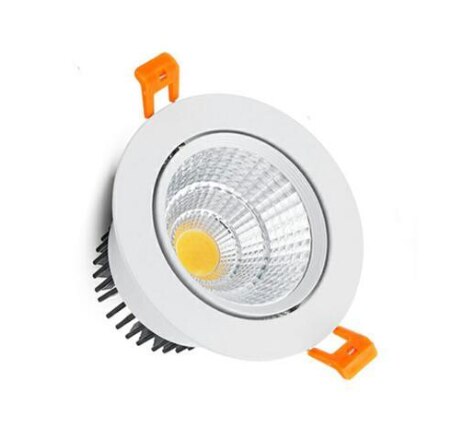 round Dimmable Recessed LED Downlights 3W 5W 7W 9W 12W 15W COB LED Ceiling Lamp Spot Lights AC110-220V LED Lamp
