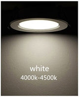 white body 2018 lampada High quality ultra brightness led downlight round chandelier dimmable 110v-265v 5W 7W 10W 15W 30w 60w