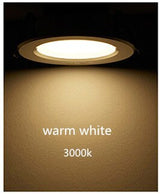 white body 2018 lampada High quality ultra brightness led downlight round chandelier dimmable 110v-265v 5W 7W 10W 15W 30w 60w