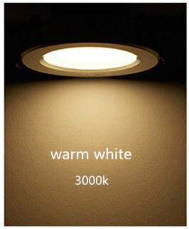 white body 2018 lampada High quality ultra brightness led downlight round chandelier dimmable 110v-265v 5W 7W 10W 15W 30w 60w